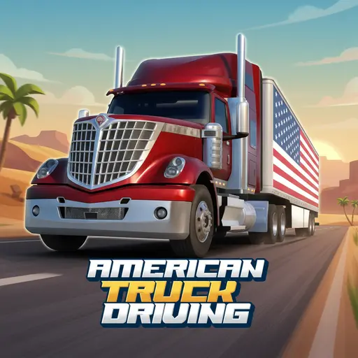 American Truck Driving Gameplay