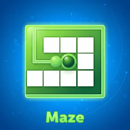 Maze Game Illustration