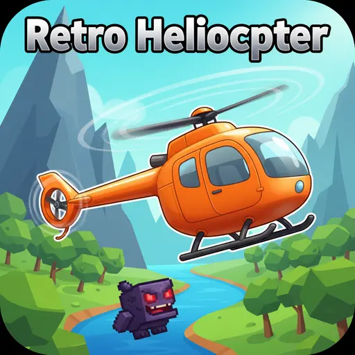 Retro Helicopter Game