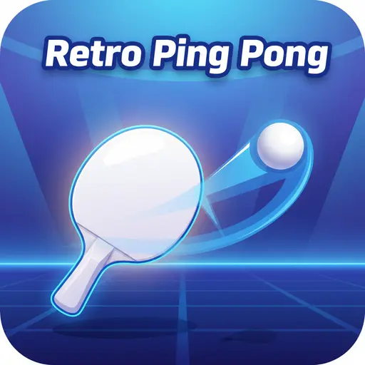 Retro Ping Pong Gameplay