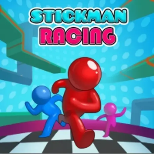 Stickman Racing Game Illustration