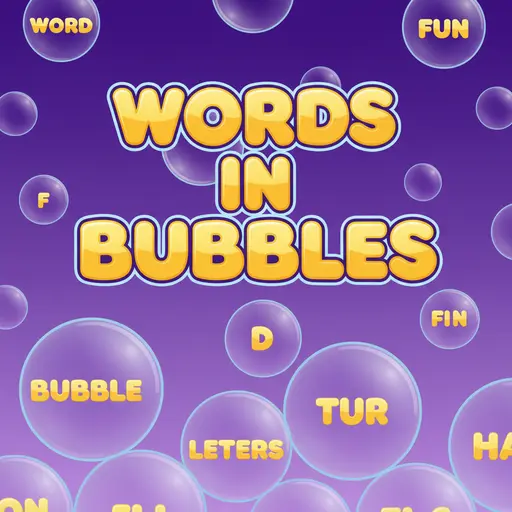 Words in Bubbles Game Image